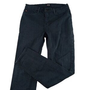 Hudson Women's Natalie Mid Rise Ankle Super Skinny Jeans Size 29 Black Wash